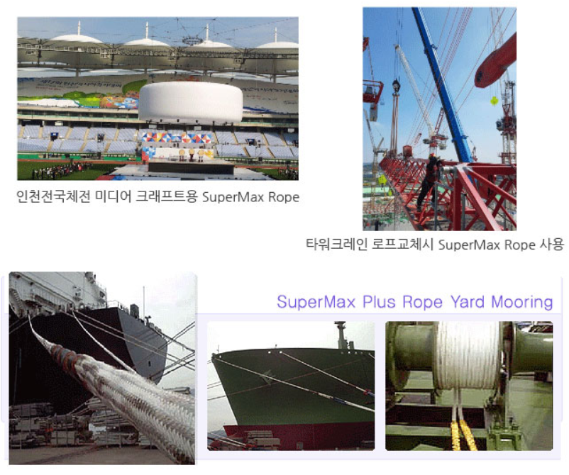 SuperMax Rope 적용사례